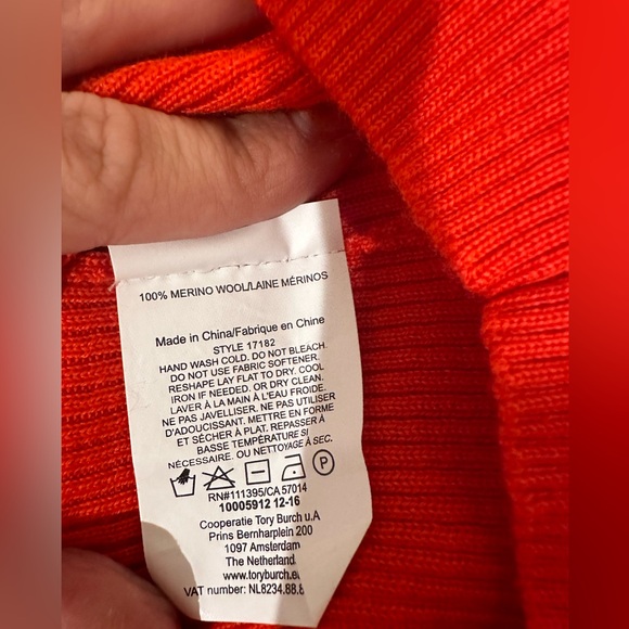 Tory Burch Tory Sport Merino Wool Turtleneck - Picture 4 of 5